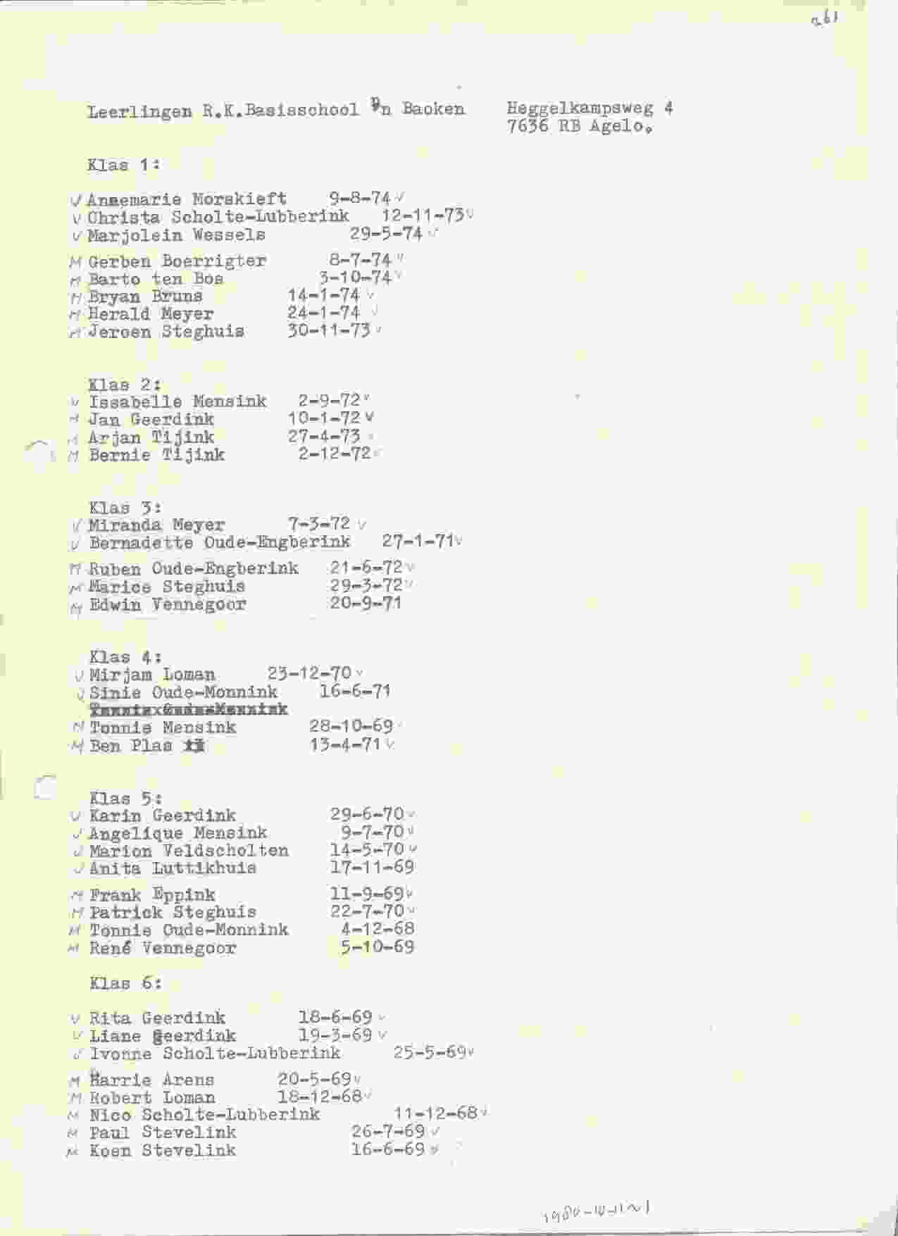 Diverse offici&euml;le documenten