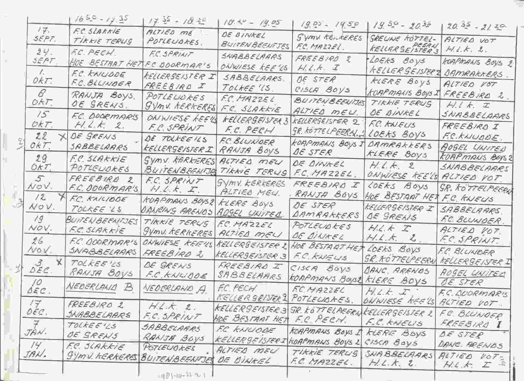 Diverse offici&euml;le documenten