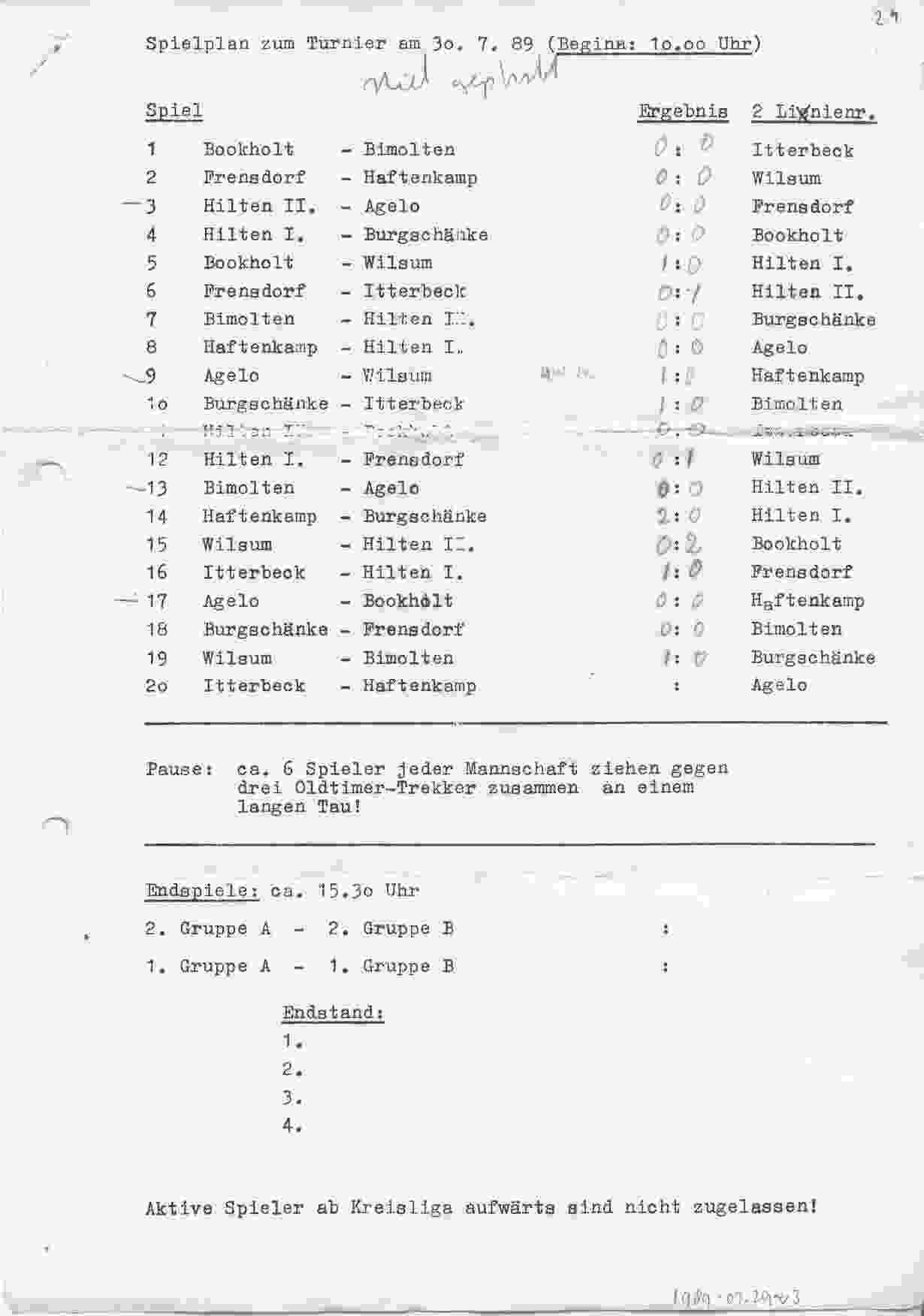 20-jarig jubileum Sturmv&ouml;gel op 1989-07-29