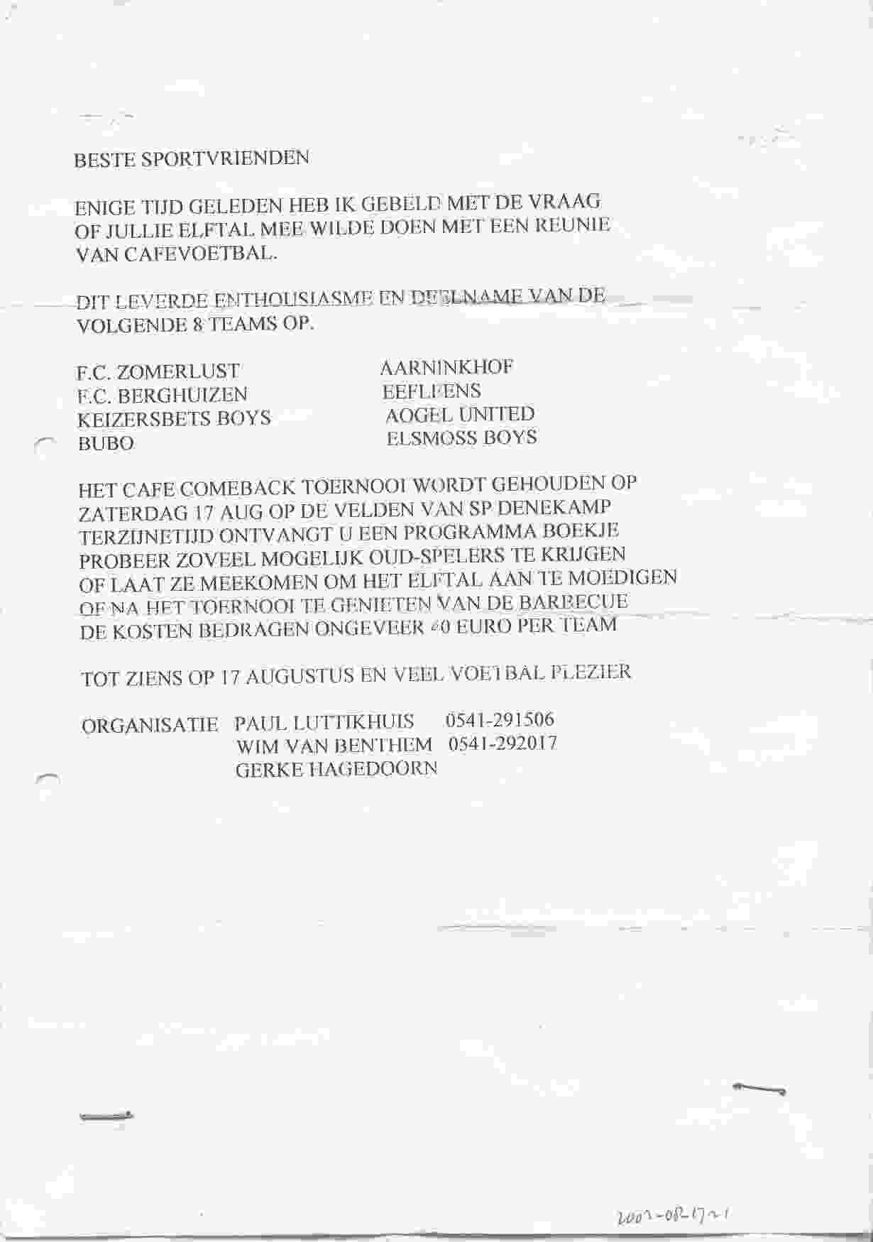 Diverse offici&euml;le documenten