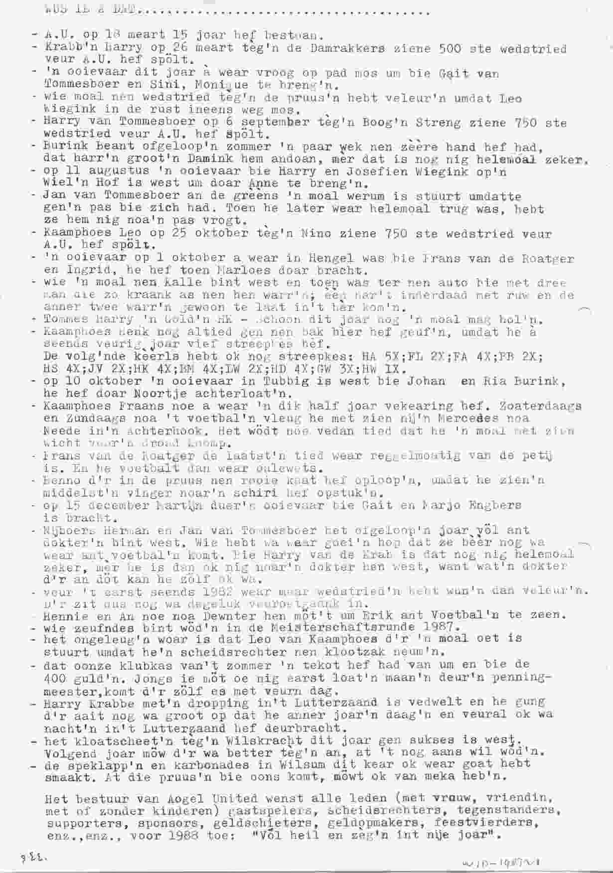 Alle Wus ie dat.. documenten